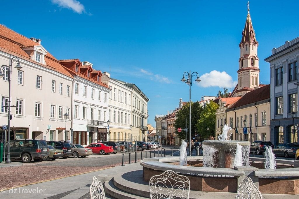 A view of St. Nicholas Church, Vilnius