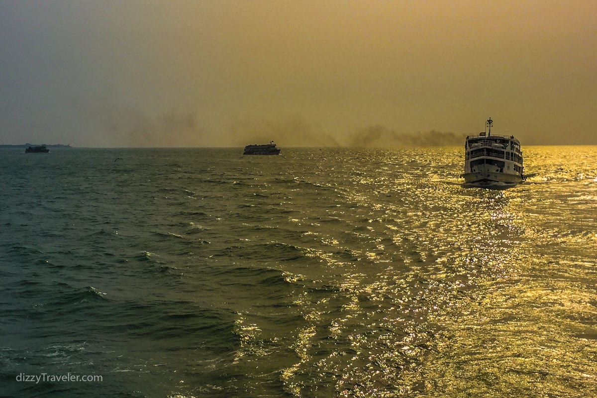 End of the day - Heading back to Teknaf