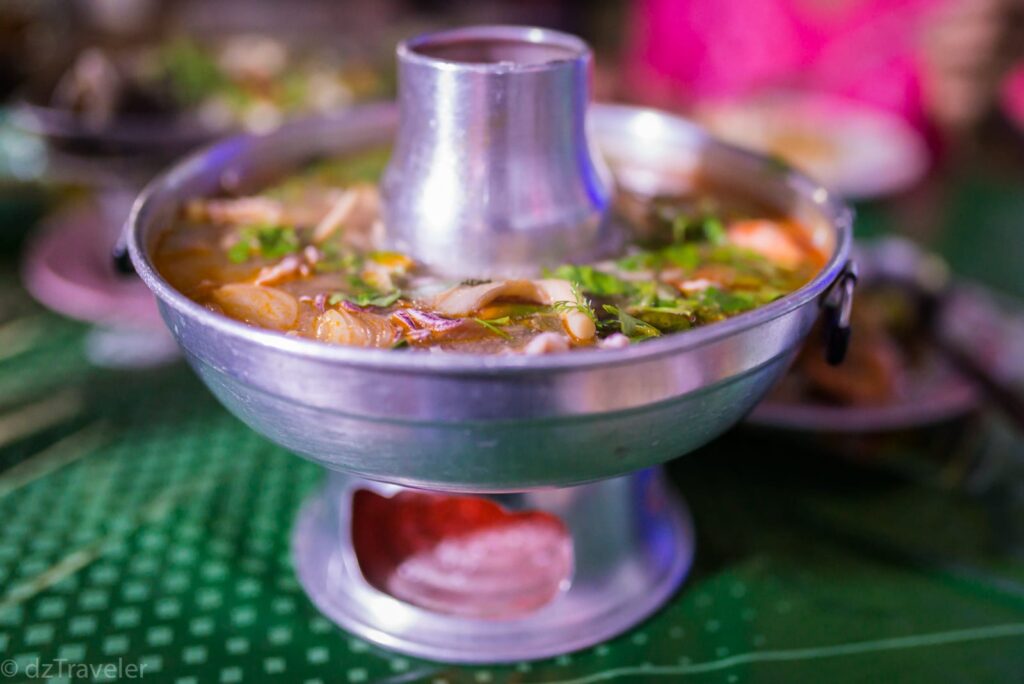 Tom Yum Goong (Spicy Thai Soup with Shrimp) ต้มยำกุ้ง