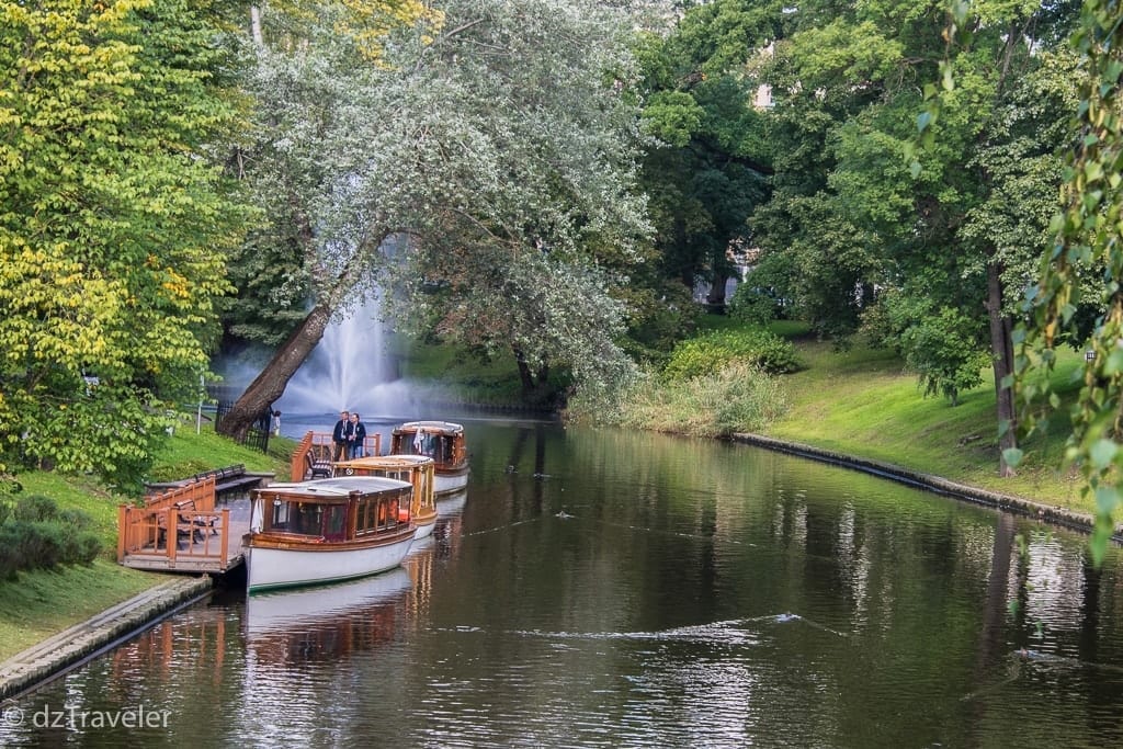 canal trip in Riga