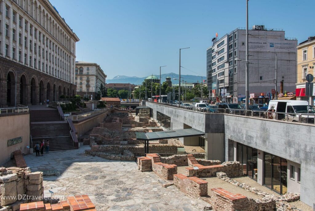 The ancient Roman city Serdika 