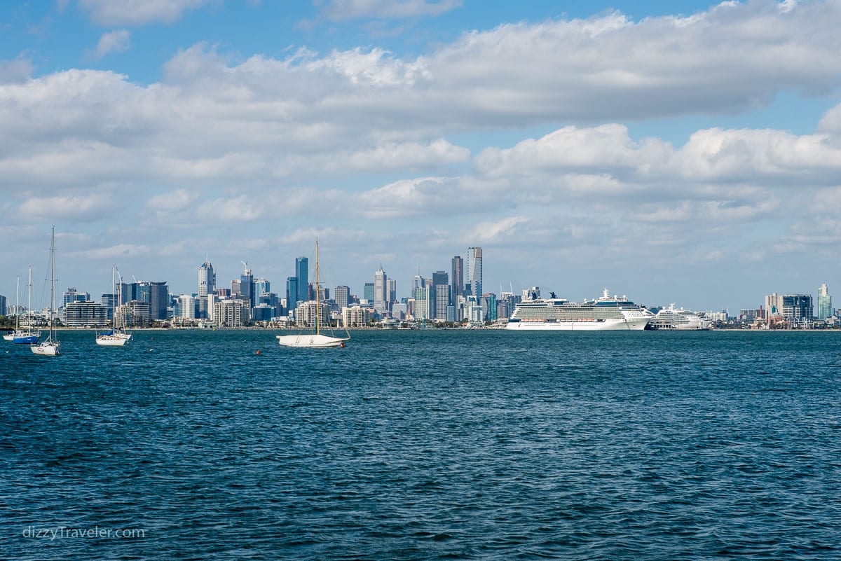 A view from Ferguson Street Pier, Melbourne